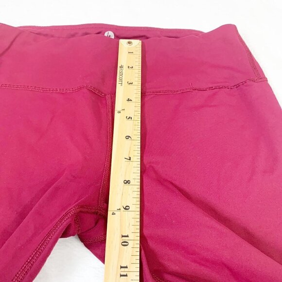 90 Degree by Reflex maroon ankle workout yoga‎ pilates crossfit leggings - Picture 3 of 6